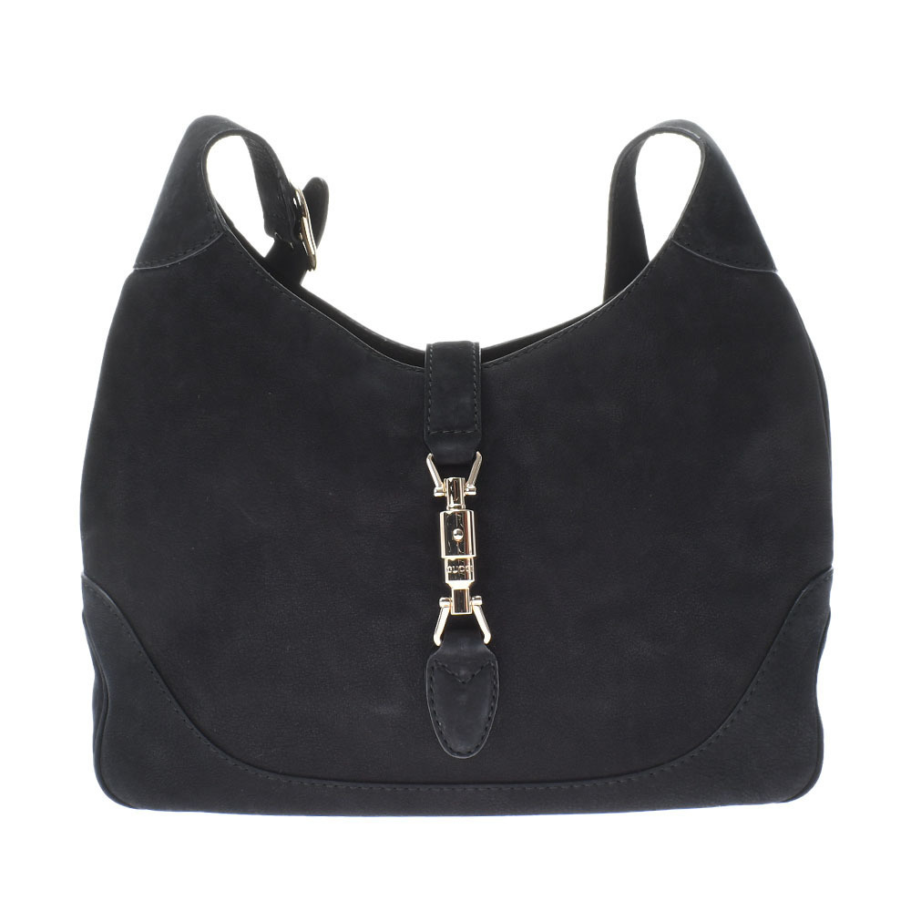 Gucci Jackie 2way Black Leather Shoulder Bag